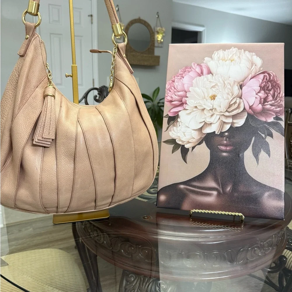 Brahmin Tan Hobo Bag